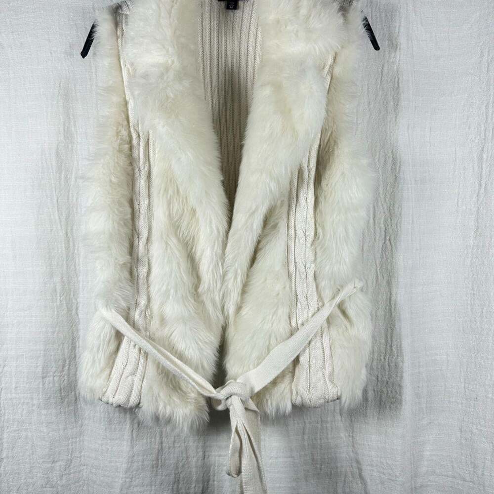XOXO Y2K Faux fur vest